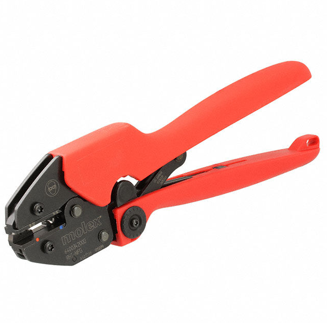 Molex 64003-4200 hand crimp tool for uninsulated female quick disconnects, 14-22 AWG