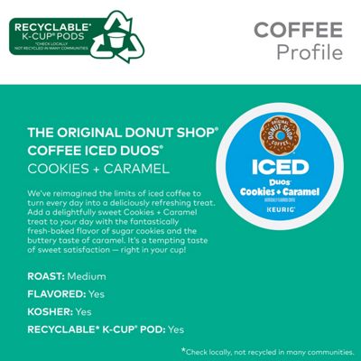 ICED Duos® Cookies + Caramel Coffee - 6