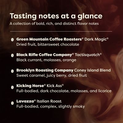 Dark Edition Dark Roast K-Cup® Pod Collection - Variety Pack - 5