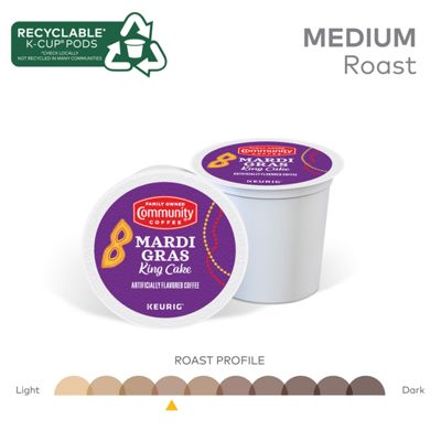Mardi Gras King Cake Coffee - 5