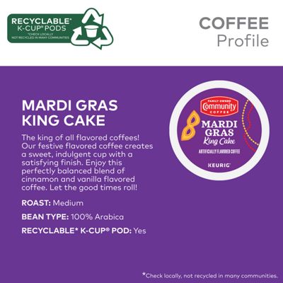 Mardi Gras King Cake Coffee - 4